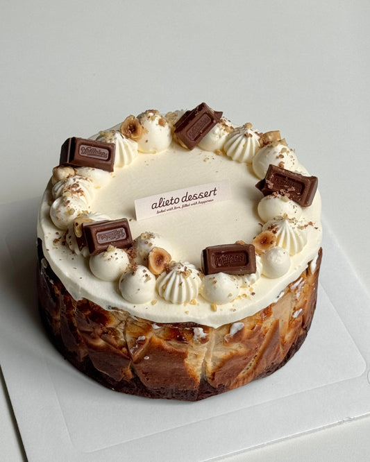 Basque Cheesecake Brownie (Peanut Butter, Hazelnut, Pistachio, Tiramisu)