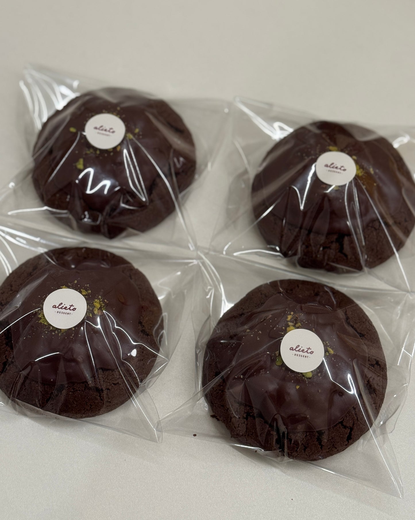 Chocolate pistachio crunch cookie