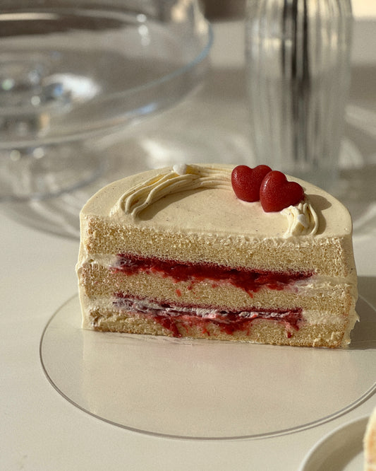 Vanilla Strawberry Cake