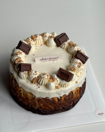 Basque Cheesecake Brownie (Peanut Butter, Hazelnut, Pistachio, Tiramisu)