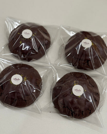 Chocolate pistachio crunch cookie